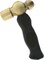 The Beadsmith Brass Ergo Hammer - Metal Elements - 5-inch ergonomic handle - 1LB weighted head with a 27mm Face - Ideal for metal stamping, jewelry making, wood & leather smithing DIY projects